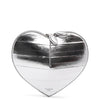 Le Coeur silver leather crossbody bag
