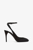 Decollete 90 black slingbacks