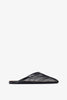 Black mesh flat Mules
