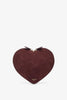 Le Coeur dark red crossbody bag