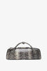 Teckel Clutch black and white bag