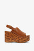 Maxime brown leather sandals