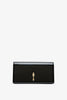 Bettina black patent clutch
