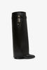 Shark lock 90 black leather boots
