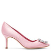 Hangisi 70 light pink satin pumps