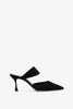 Circeamu 70 black suede mules