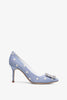 Hangisi 90 daisy chambray pumps