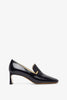 Club 60 black leather loafers