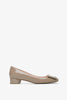 Roundy 25 beige patent pumps