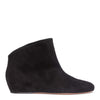 Chamois 30 black suede wedge boots