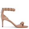 Bombe 70 dark nude suede sandals