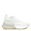 White leather sneakers