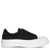 Deck Plimsoll black canvas