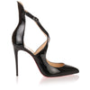 Marlenarock 100 black patent pump