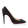 Candidate 100 black suede embellished pump