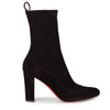 Gena 85 black suede stretch boot