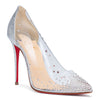 Degrastrass 100 silver patent pumps
