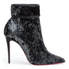 Moulakate 100 black paillette booties