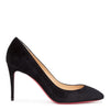 Eloise 85 black suede pumps