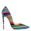 So Kate 120 stripy glitter suede pumps