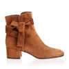 Leslie brown suede ankle boot