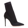 105 Black Knit Booties