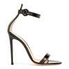 Portofino 115 black patent leather sandals