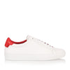 White and red sneaker