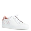 Urban Street white and pink logo reverse sneakers