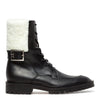 Aviator shearling ankle boots