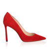 Romy 100 red suede pump