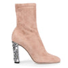 Maine 100 ballet pink suede boots