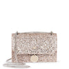 Finley ballet pink glitter mini bag