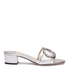 Granger 35 metallic silver leather sandals