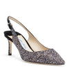 Erin 60 Twilight Glitter Fabric Slingback Pumps