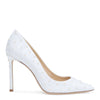 Romy 100 white pearl pumps