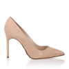 BB105 nude suede pumps