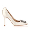 Hangisi 105 ivory satin pump
