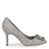 Hangisi 90 grey tweed pump