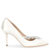 Nadira 90 ivory satin pump