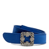 Hangisi royal blue satin 30mm belt