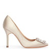 Hangisi 105 pearl silver pumps