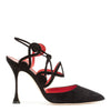 Mocheto black suede pumps