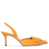 Maysli gold suede pump