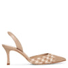 Carolyne woven slingback pumps
