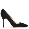 BB 105 black suede pumps