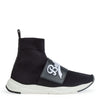 Cameron black logo sneakers