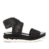 Edam black braided sandal