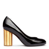 Lucca 85 patent black pumps