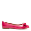 Varina fuchsia patent leather ballerinas